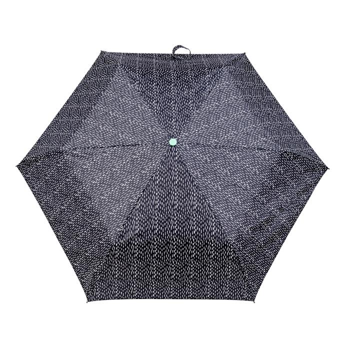 totes® Supermini B&W Drops Print Umbrella ( 3 Section ) Extra Image 1